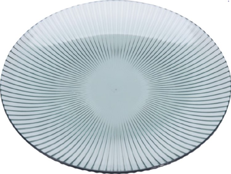 SALAD PLATE-GREY