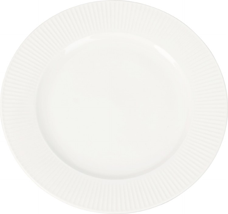 WHITE CHINA DINNER PLATE