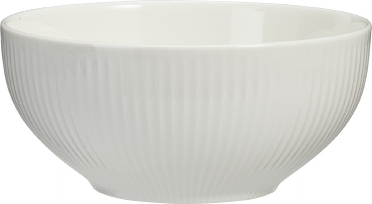 WHITE CHINA SOUP/CEREAL BOWL