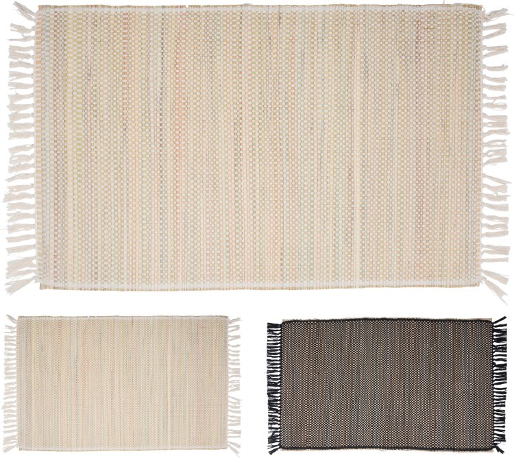 COTTON STRIPE AREA RUG