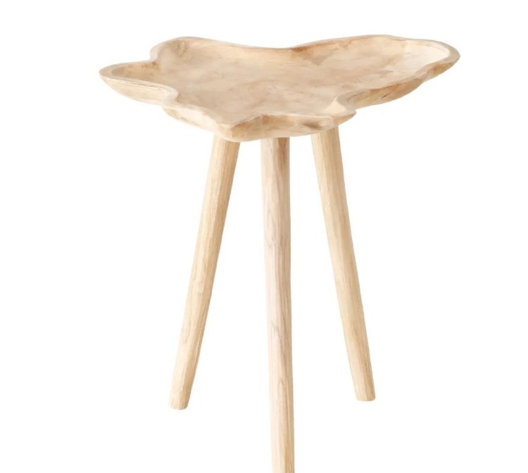 TURAU TEAK SIDE TABLE-LARGE
