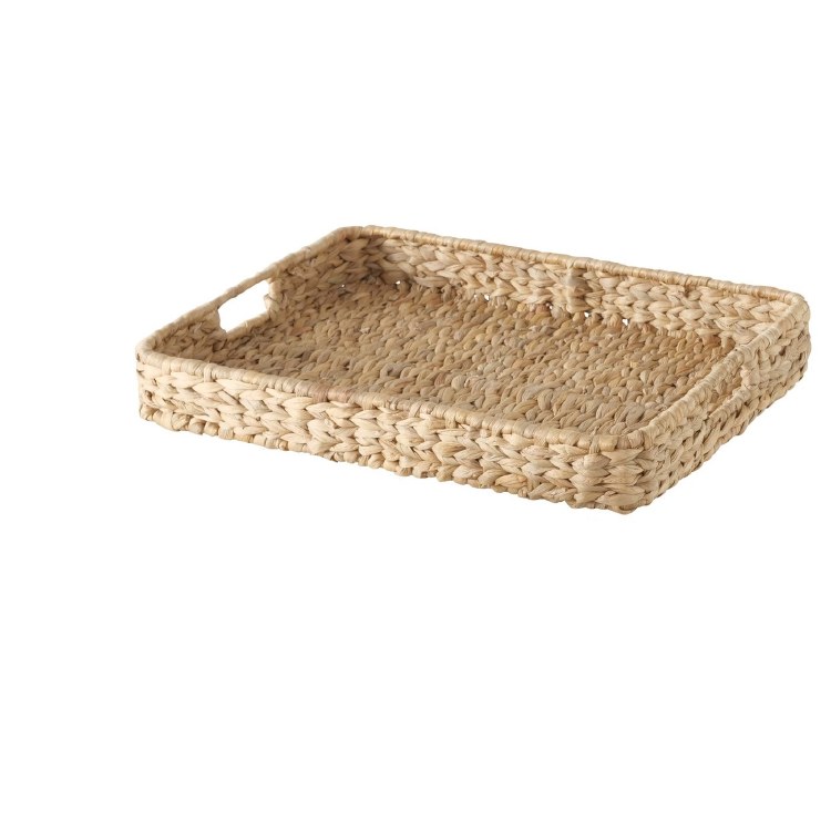 CADO RECTANGLE WATER HYACINTH TRAY-SMALL