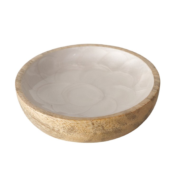 SHEILA CREAM PLATE-SMALL