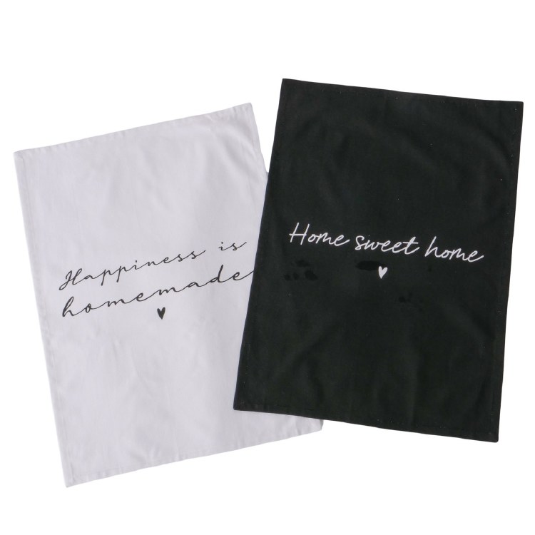 HOMA BLACK & WHITE KITCHEN TOWEL