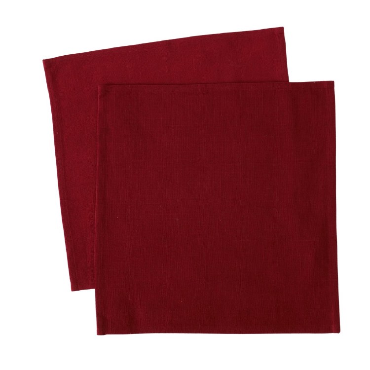 LENEA NAPKIN-DARK RED