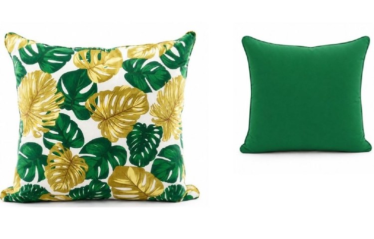 MONSTERA LEAF CUSHION - LARGE
