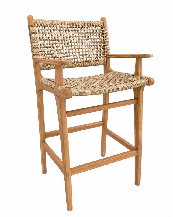 PARIS NATURAL TEAK BARSTOOL