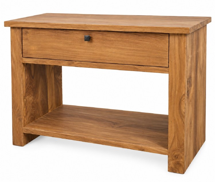 TEAK NIGHSTAND W/ 1 DRAWER
