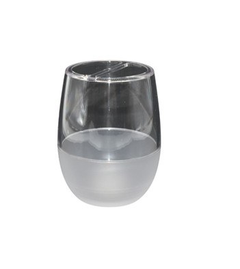 CLEAR ACRYLIC TOOTH BRUSH HOLDER