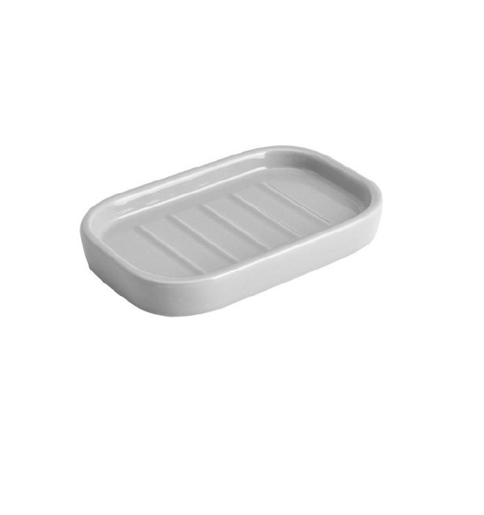 LIGHT GREY SOAP DISH