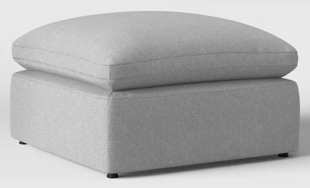 GREY OTTOMAN
