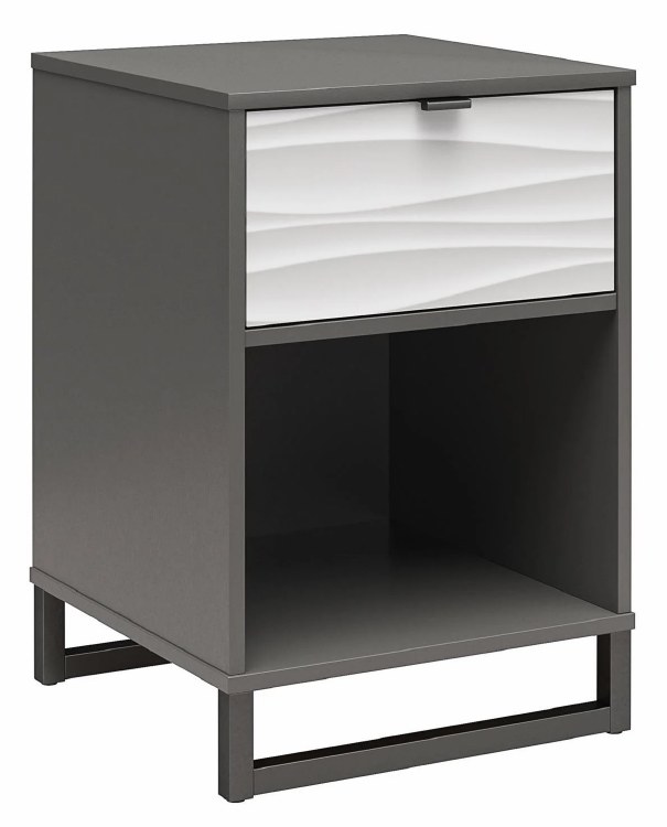 GAPHITE WAVE NIGHTSTAND