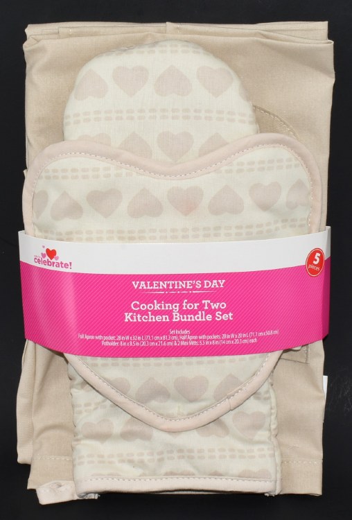 HEART APRON 5 PIECE SET