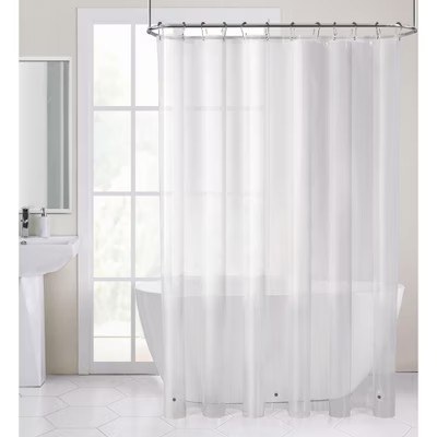 CLEAR SHOWER CURTAIN LINER -10 GAUGE