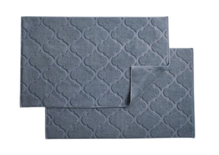 TRELLIS GREY BATHMAT