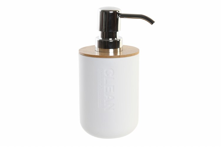 WHITE BAMBOO SOAP PUMP