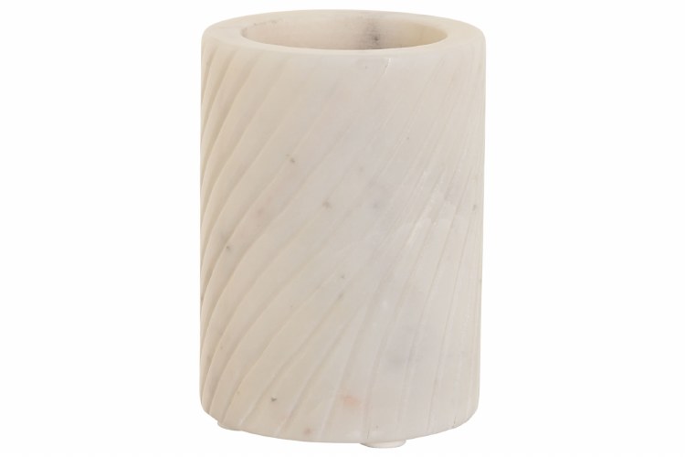 WHITE MARBLE TUMBLER