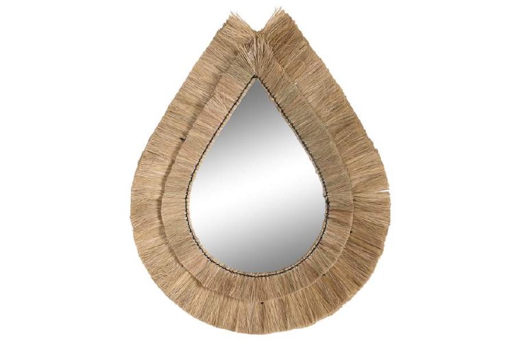 TEAR NATURAL JUTE MIRROR
