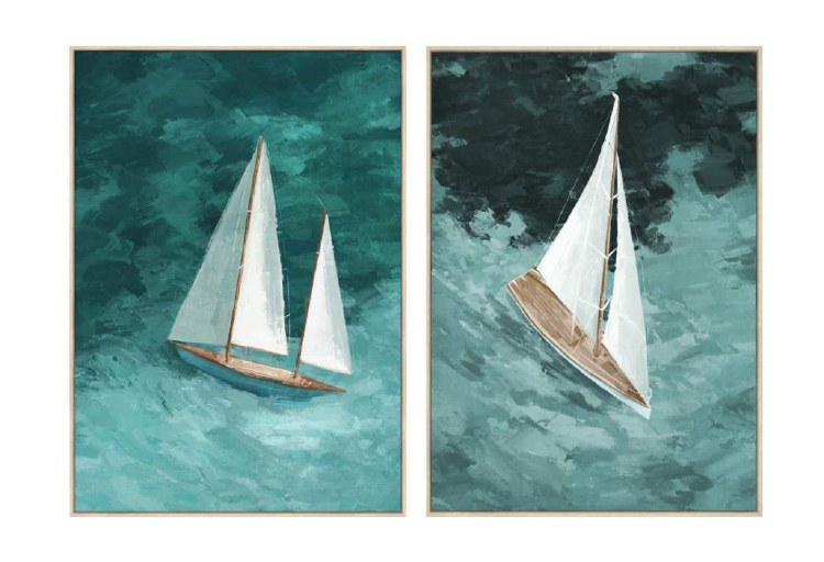 SAILBOAT CANVAS WALL ART