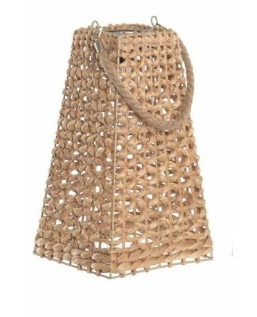 LANTERN WOVEN NAT BROWN- LG