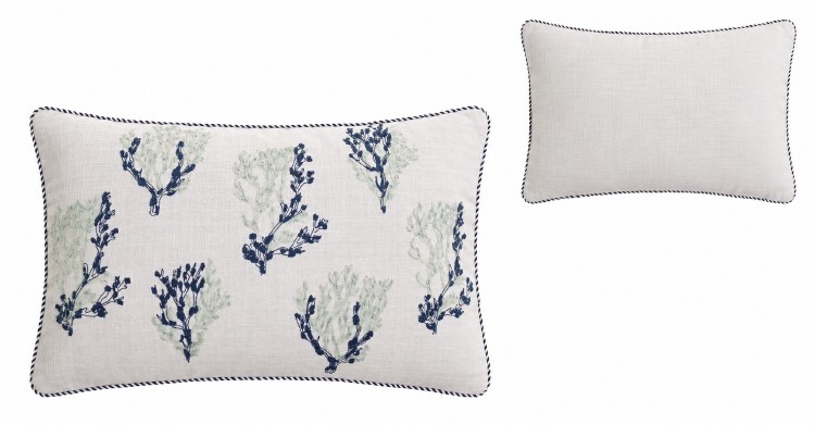 CORAL CUSHION LUMBAR- BLUE