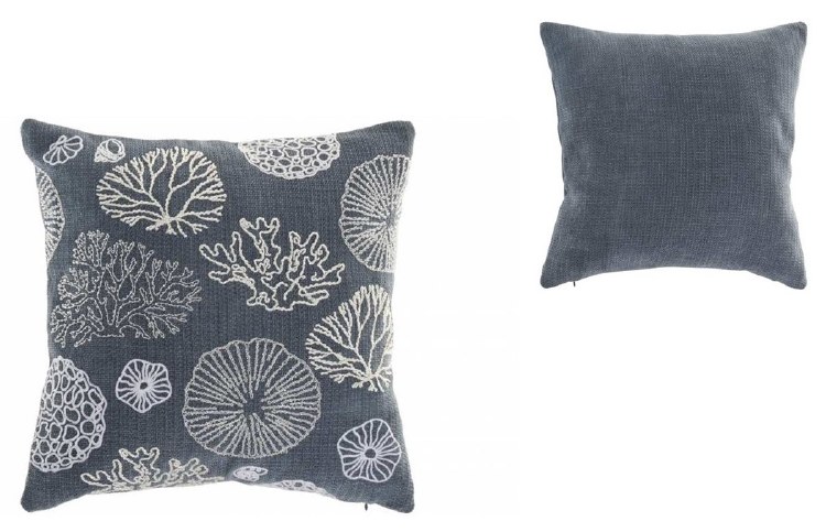 CORAL CUSHION-BLUE