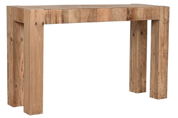 RECYCLED PINE TREEE CONSOLE TABLE