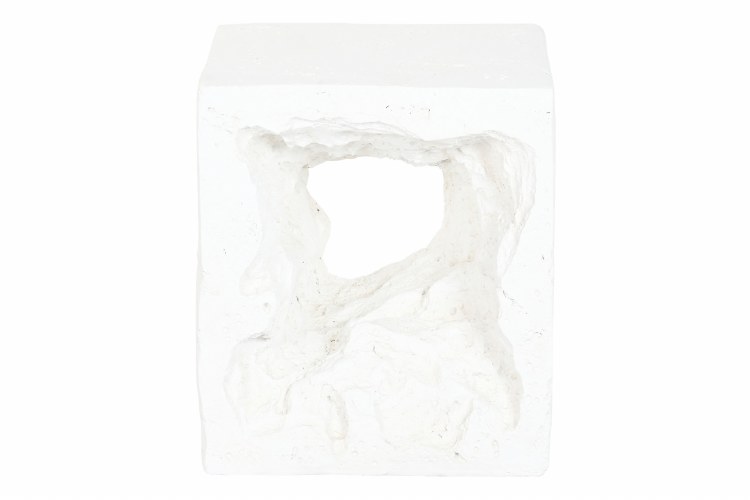 MAGNESIA WHITE ACCENT TABLE