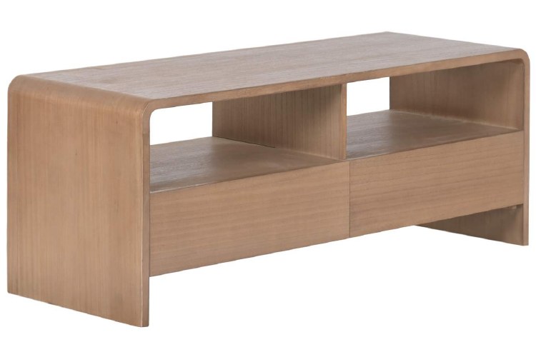 ELM T.V. UNIT W/2 DRAWERS
