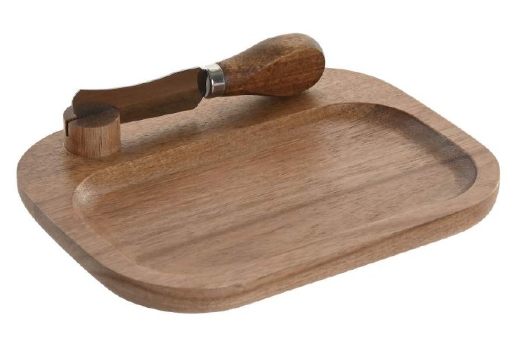 ACACIA CHEESE BOARD-SET OF 2