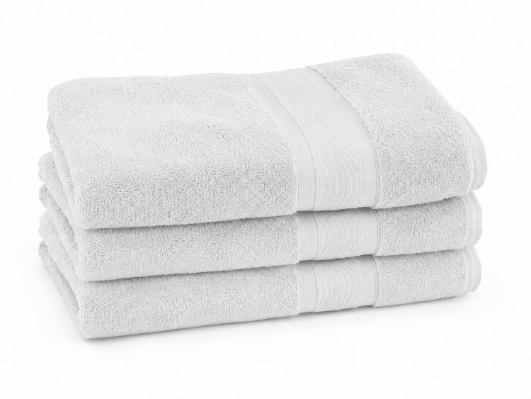 BATH TOWEL-LT GRY