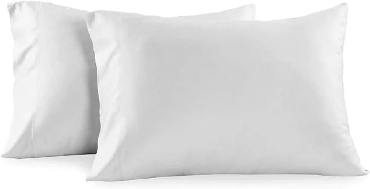 WHITE PILLOW CASE 200TC-KING-SET OF 2