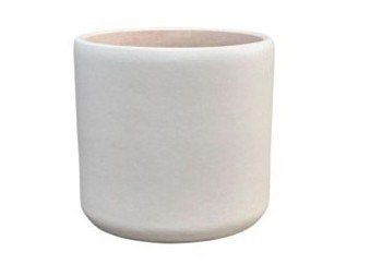CYLINDER NATURAL GLAZED PLANTER-MEDIUM