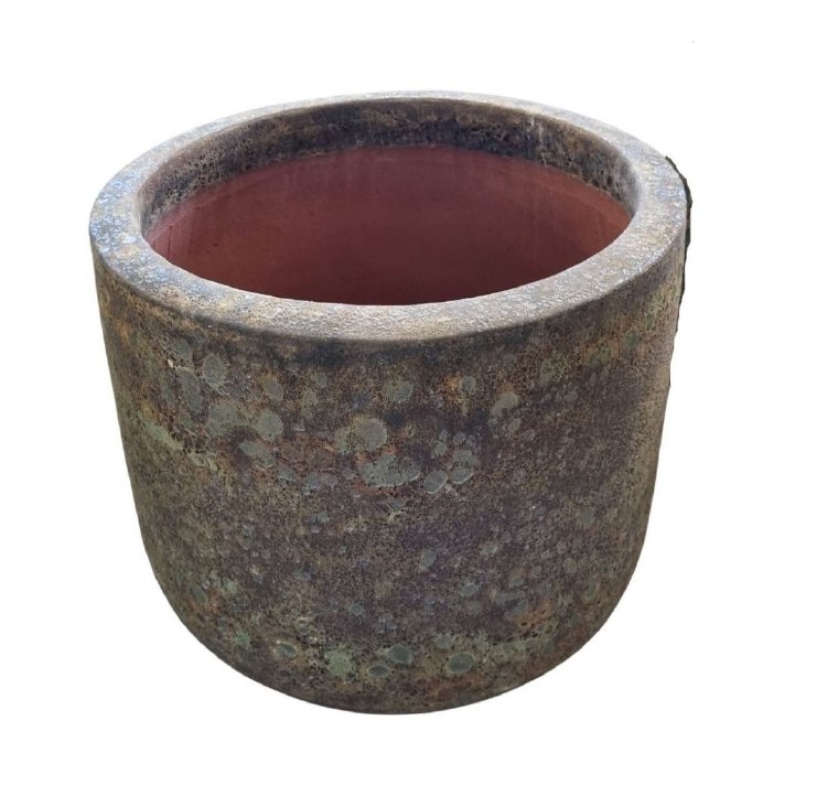 RUSTIC GLAZED PLANTER-LARGE