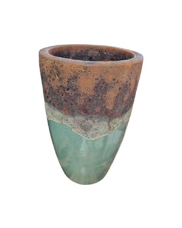 AFRICA GLAZED VASE-SMALL