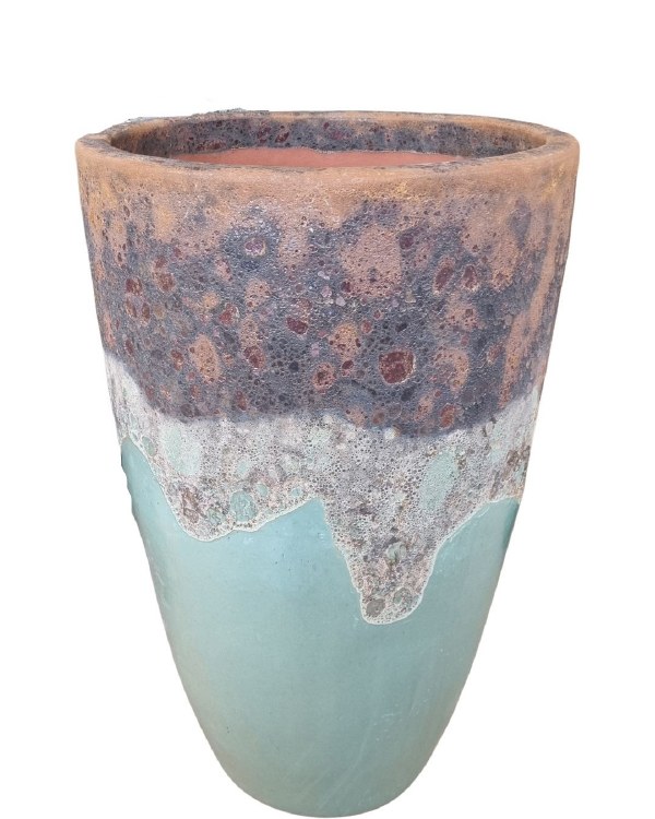 AFRICA GLAZED VASE-LARGE