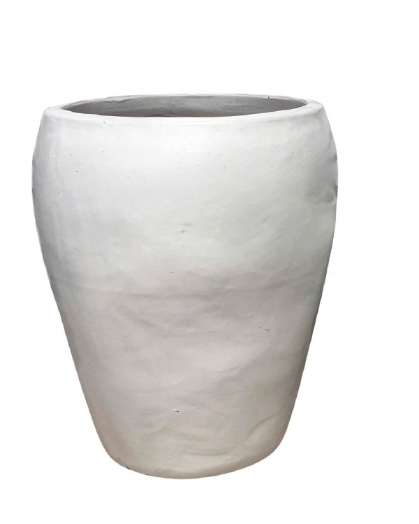 NATURAL GLAZED PLANTER-LARGE