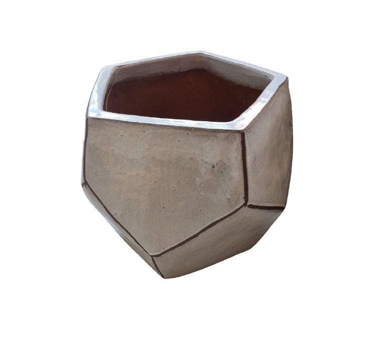 PORTO GLAZED PLANTER-LARGE