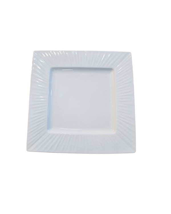 MIKASA WHITE SQUARE DESSERT PLATE