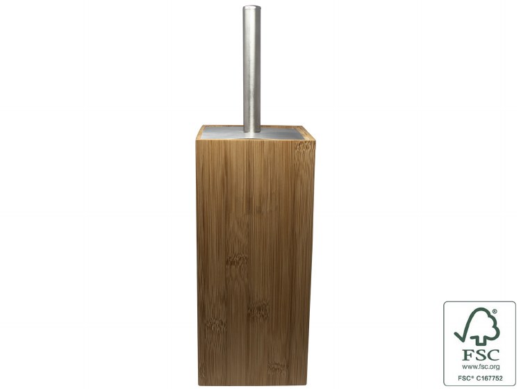 BAMBOO TOILET BRUSH & HOLDER