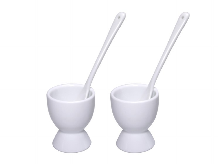 EGG CUP W/SPOON-SET OF 2
