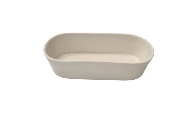 WHITE OVAL DISH