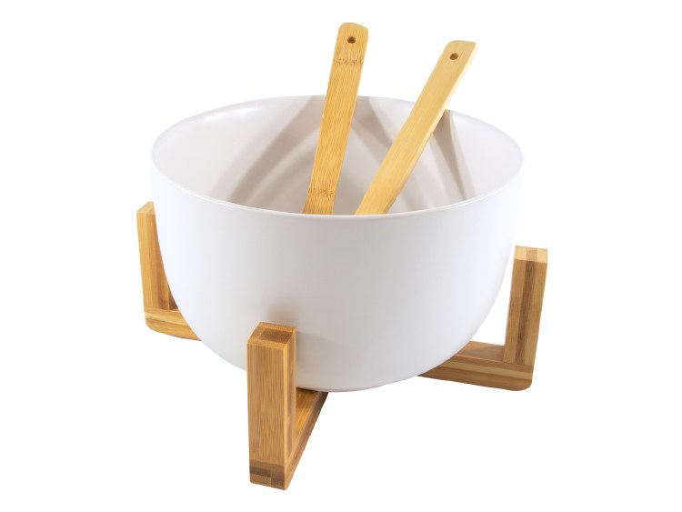 SALAD BOWL-WHITE-SET OF 4