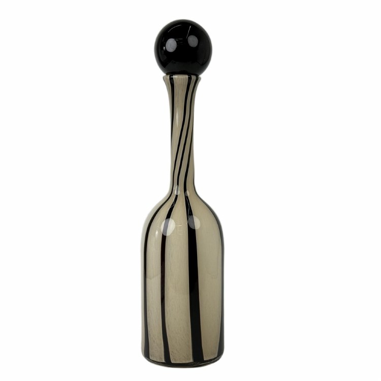 TALL DECORATIVE BOTTLE W/LID