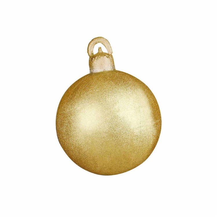 INFLATABLE SHINY GOLD ORNAMENT