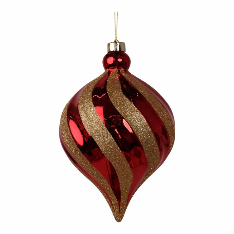 SHINY RED OINION ORNAMENT