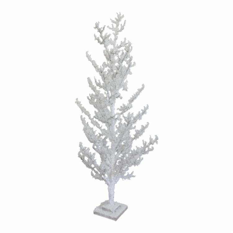 WHITE CRYSTAL CHRISTMAS TREE