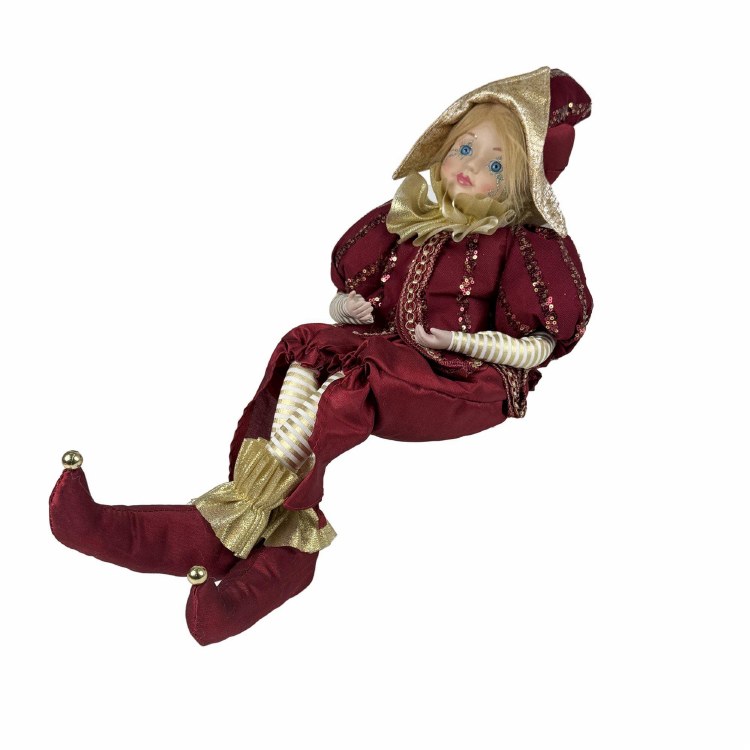 SITTING JESTER FIGURINE