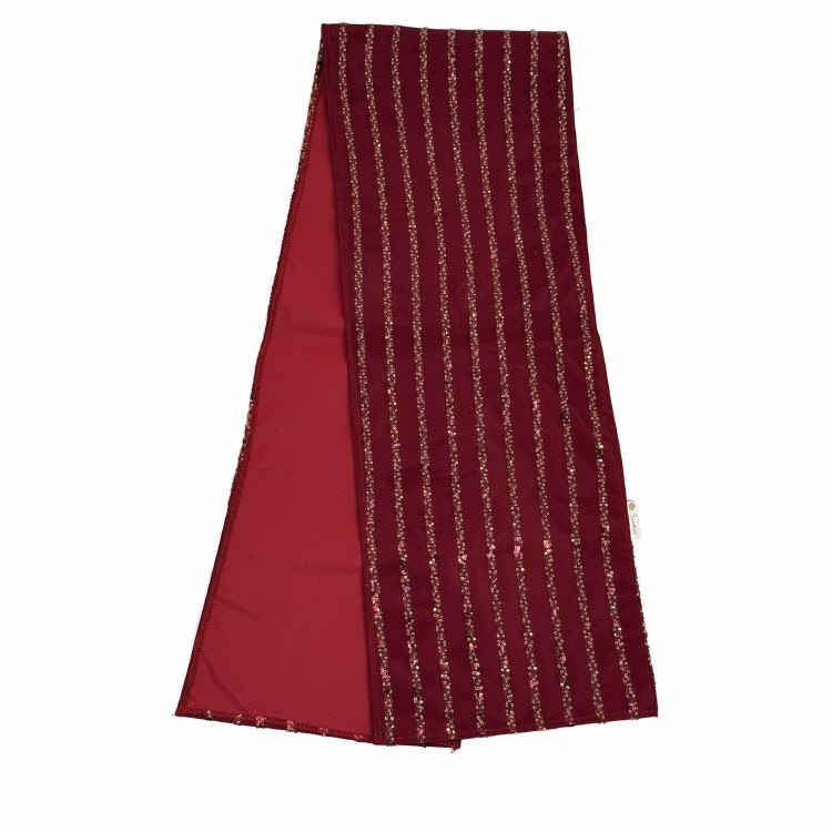 RUNNER RED W/STRIPE SEQUINS