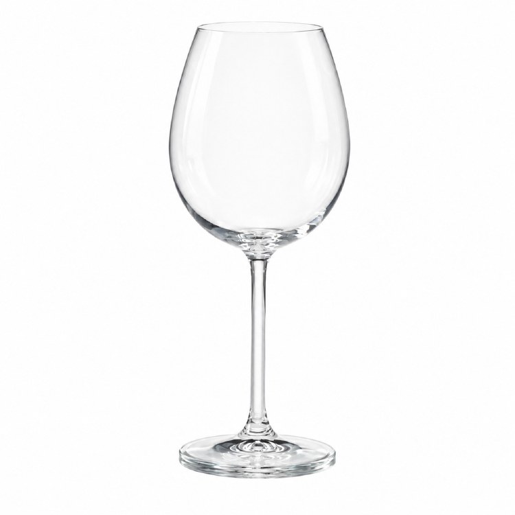 RED WINE BOWL GLASS S/6
